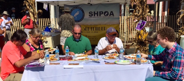 Judges hard at work at the Best Pizza in Stone Harbor Event